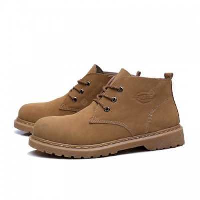 Autumn and Winter Men High Shoes Thick Platform Tooling Boot